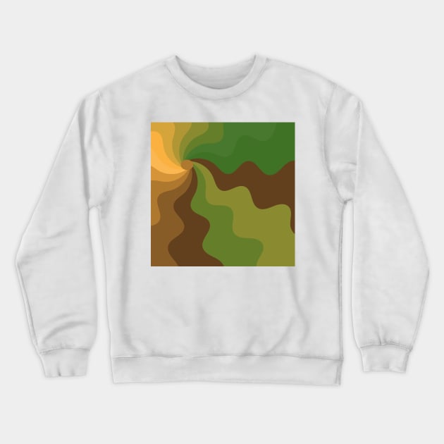 Sunlight through the forest canopy Crewneck Sweatshirt by FrancesPoff